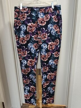 ASOS Floral Print Slim Ankle Stretch Jeans Size 32 X 34